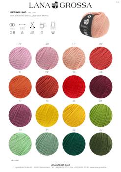 Farbkarte Merino Uno 1